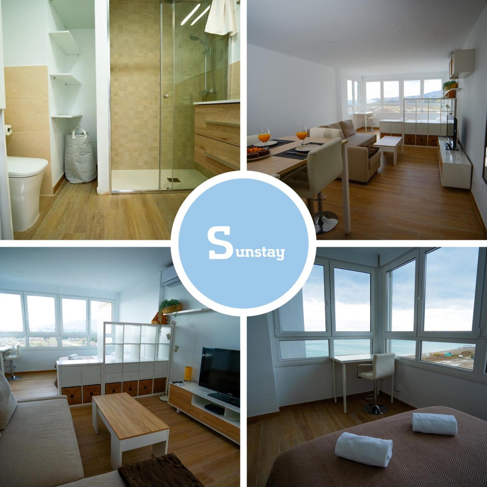 מאלגה Sunstay Guadalmar Loft Seaview מראה חיצוני תמונה